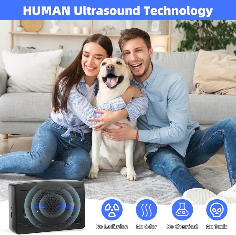 Paddsun 2 Pack Bat Deterrent Devices for Attic: Rechargeable Bat Keep Away,Bird Deterrent Devices Indoor&Outdoor for Porch,House,Garages,Friendly to Human & Pet(Black) - Image 4
